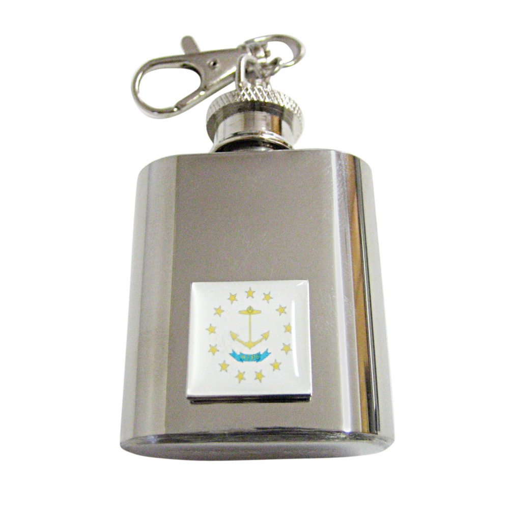 Rhode Island State Flag Keychain Flask - image 1